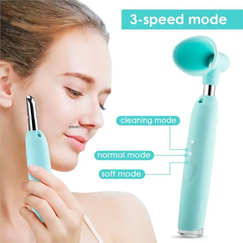 2 in 1 Electric Sonic Eyewash เครื่องนวด Eye Beauty Stick Eye Moisturiz ต่อต้านริ้วรอย Dark Circle Removal Eye Care USB แบบพกพา