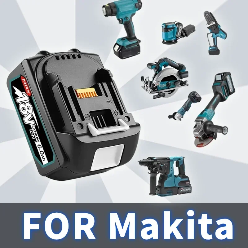 Battery 18v for makita BL1860 BL1850B BL1850 BL1840 BL1830 screwdriver battery & charger 18v Replacement Power Tool Batteries.