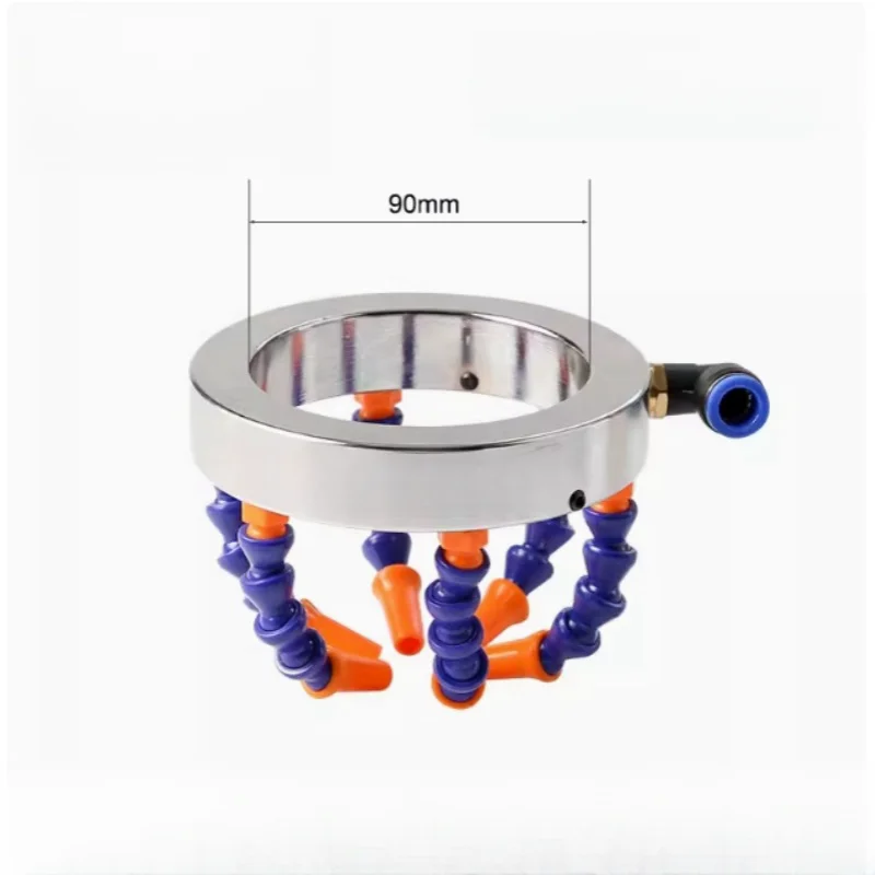 Spindle Cooling Ring Adjustable Nozzle 90/100/105/110mm Cutter Cooler For Router Engraver Cooling Drilling And Milling