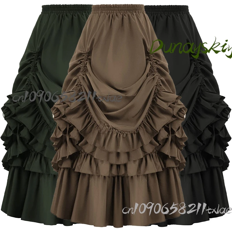 

2025 Gothic Victorian Mini Dress - Steampunk Corset Bustier Halloween/Christmas Cosplay