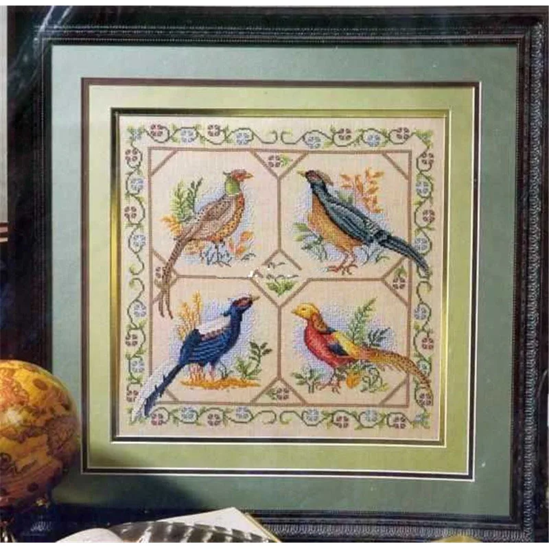 ZZ532 Cross Stitch Set Chinese Kit Embroidery Needlework Craft Packages Cotton Fabric Floss New Designs Embroidery Cross-stitch