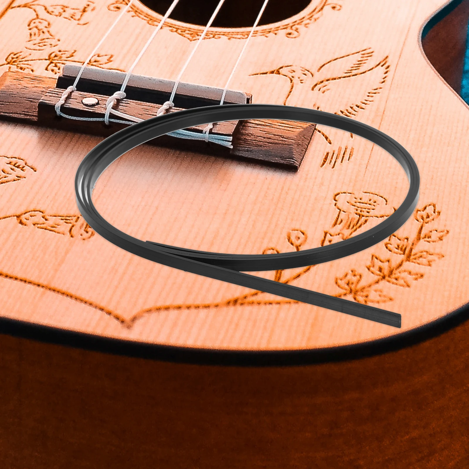 

12 Pcs Guitar Strips Edging Trim Plastic Purfling Binding Decorate Protective Abs Edge Decoration DIY Repair