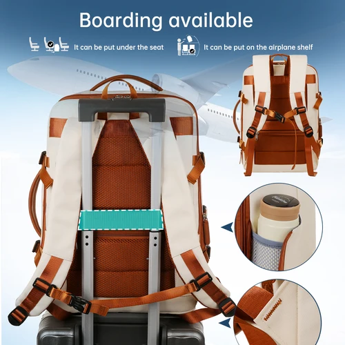 Imagen 2 del producto Mochila Unisex nueva mochila sencilla para ordenador de negocios bolsa de viaje de gran capacidad para exteriores bolso escolar para estudiantes niños