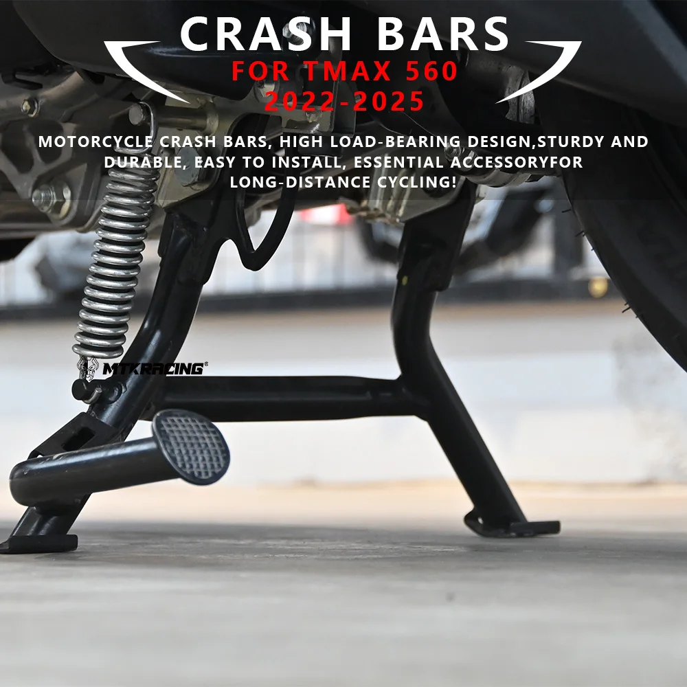 

For YAMAHA TMAX 560 2022-2025 Motorcycle Middle Kickstand Center Parking Stand Central Support Bracket Accessories