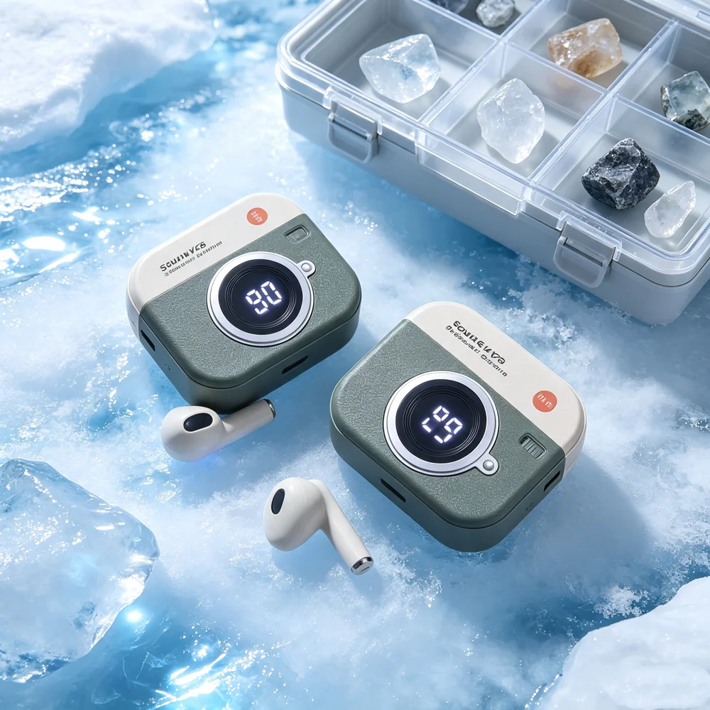 TWS Bluetooth Earbuds Wireless Headphones Sweat-proof Bluetooth Earphones Resist Corrosion From Moisture During Gym Sessions