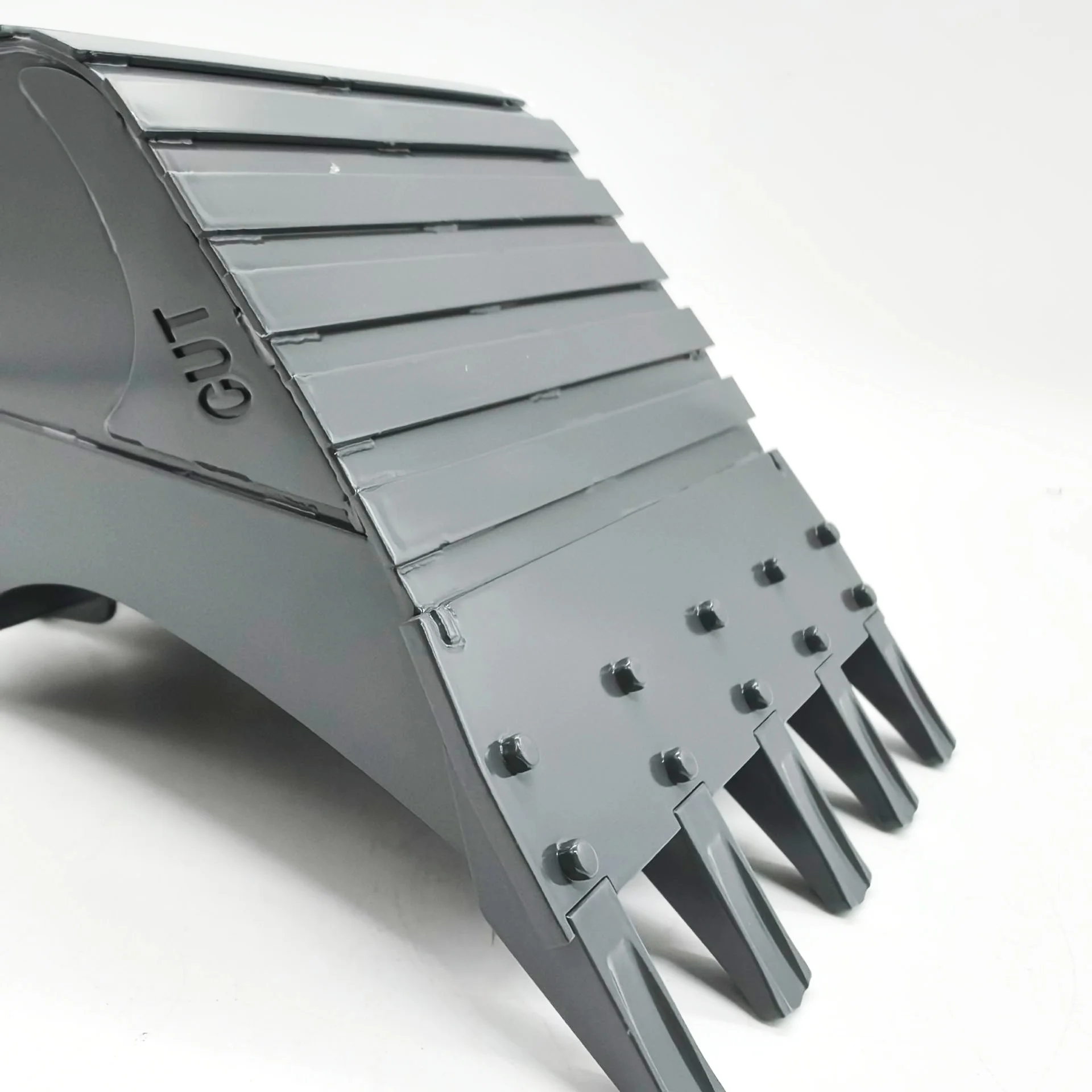JDM 1/14 CUT Metall-Flachkorb-Zubehör für 1/14 Hydraulischer RC-Bagger 914 Ferngesteuerter Bagger Fahrzeug-Autoteile TH24 – Detail 5
