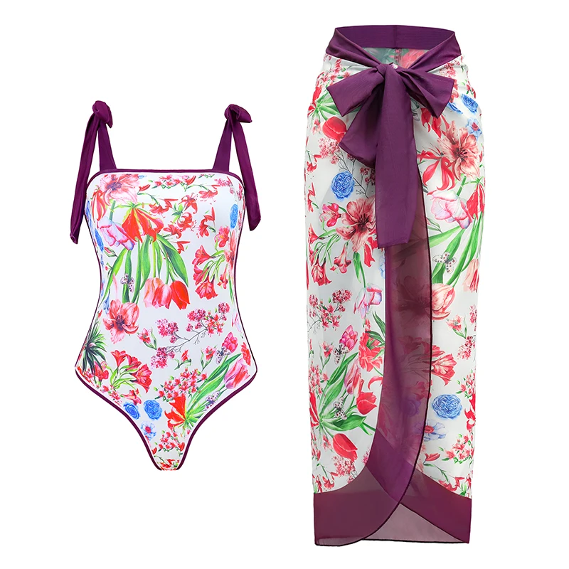 Push Up une pièce maillot de bain 2025 Vintage maillot de bain bikini femmes maillot de bain robe maillot de bain maillots de bain jupe femme maillot de bain