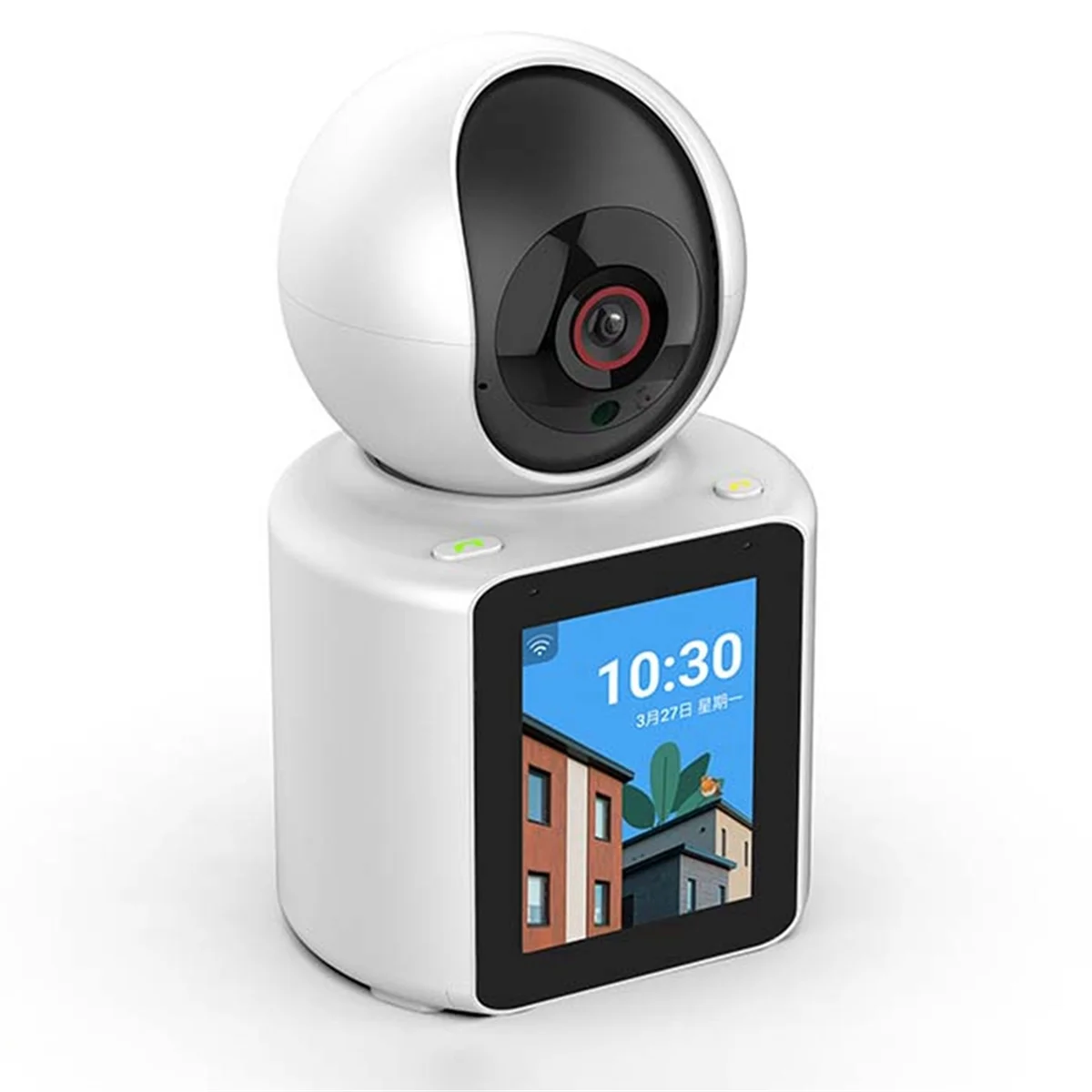 

Smart Home Security Camera,One Click Call 2.4Inch Retina Screen Ip Cameras Night Vision Voice Intercom AI Smart