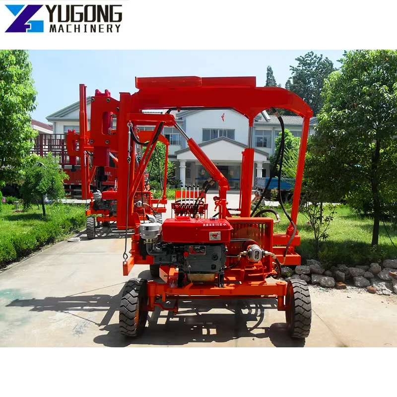 YG High Speed Construction Pile Driver Machinery Solar Panel Photovoltaic Pv Pile Driving Machine Guardrail Pile Driver Price