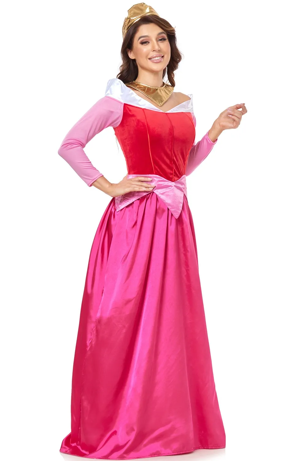 Halloween Fairy Tales Sleeping Beauty Aurora Princess Cosplay Costume Stage Performance Anime Movie Queen Fancy Dress