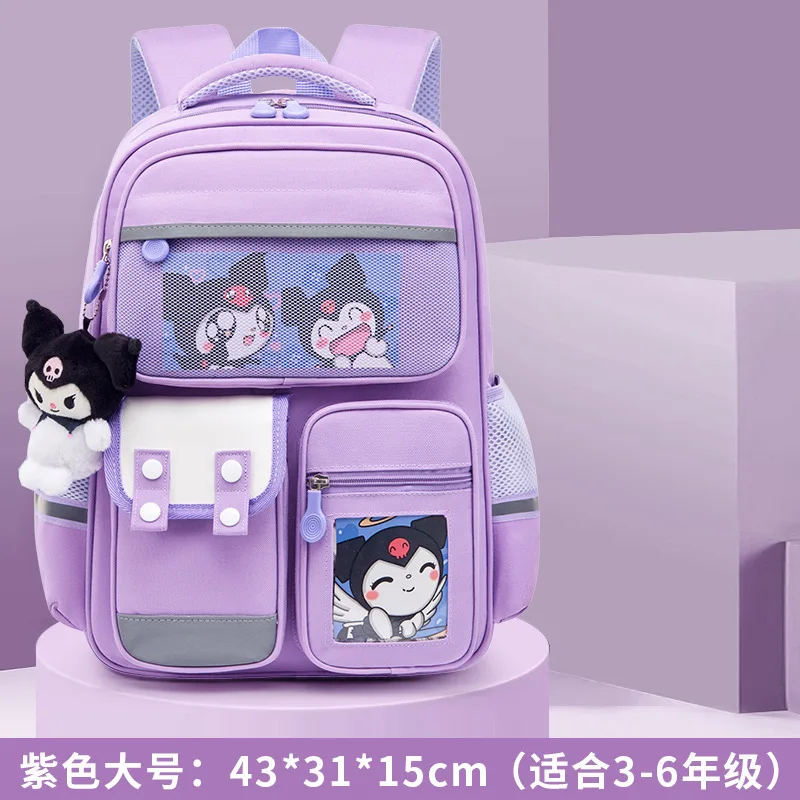 High Quality Lightweight Cartoon Backpack for Boys Girls Grade 1-6 Kids School Bag