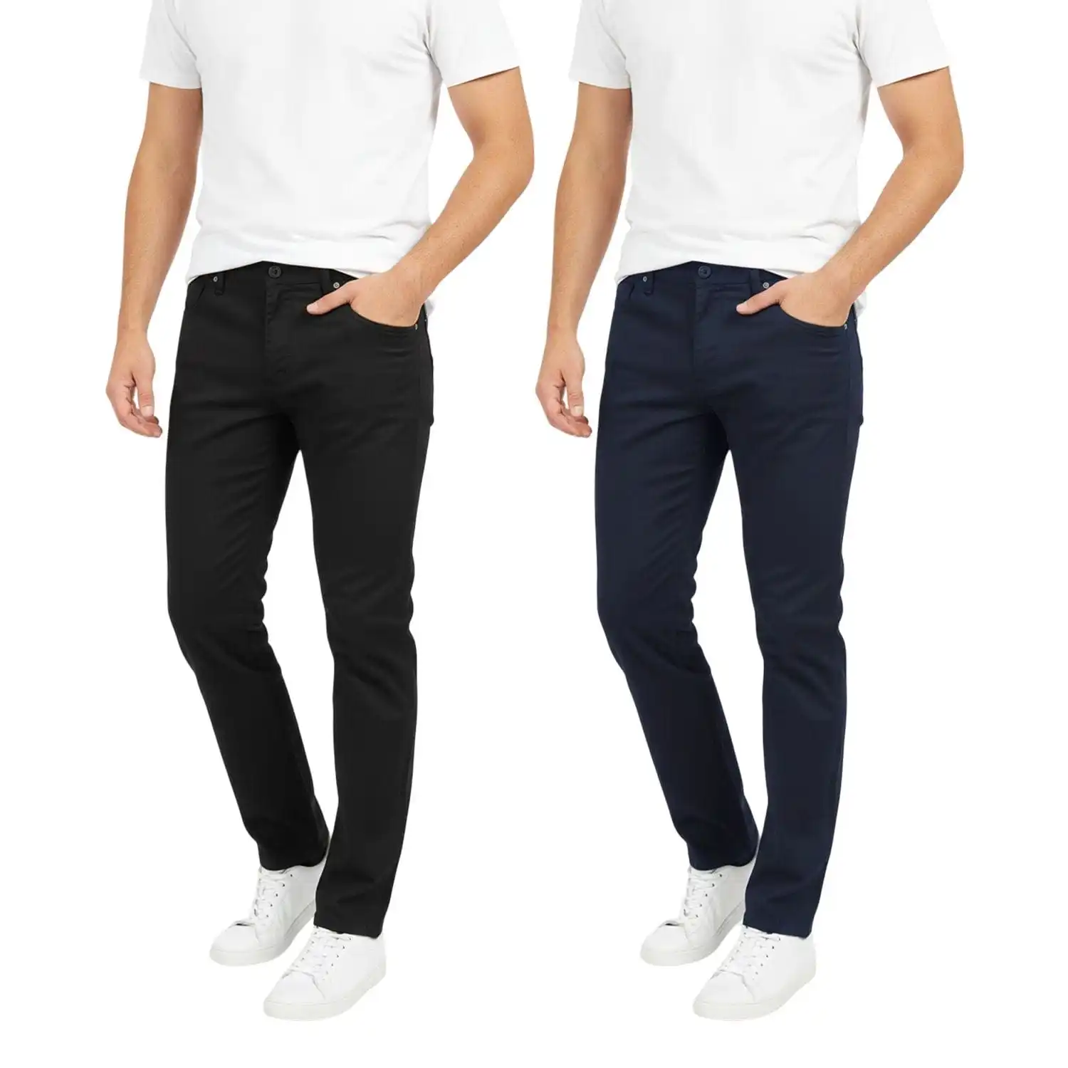 Mens 2 Pack Chinos …