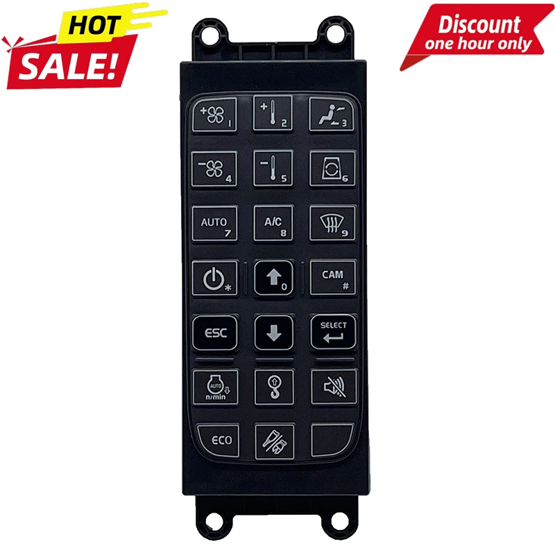 

For 14594714 Excavator Parts 210D 220D 290D 360D 750D 460D Air Conditioner Controller Panel Switch