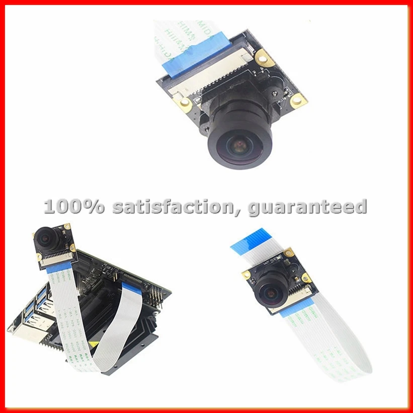 

Модуль камеры 8 МП IMX219 для Nano с углом обзора 160 градусов, разрешением 3280 x 2464 и гибким плоским кабелем 15 см - A68X