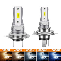 2Pcs X3 LED H4 H7 CSP Car Headlight 20000Lm Super Bright H8 H11 H9 Car Fog Light 9005 9006 Hb4 Driving Running Lamps 12V 6000K