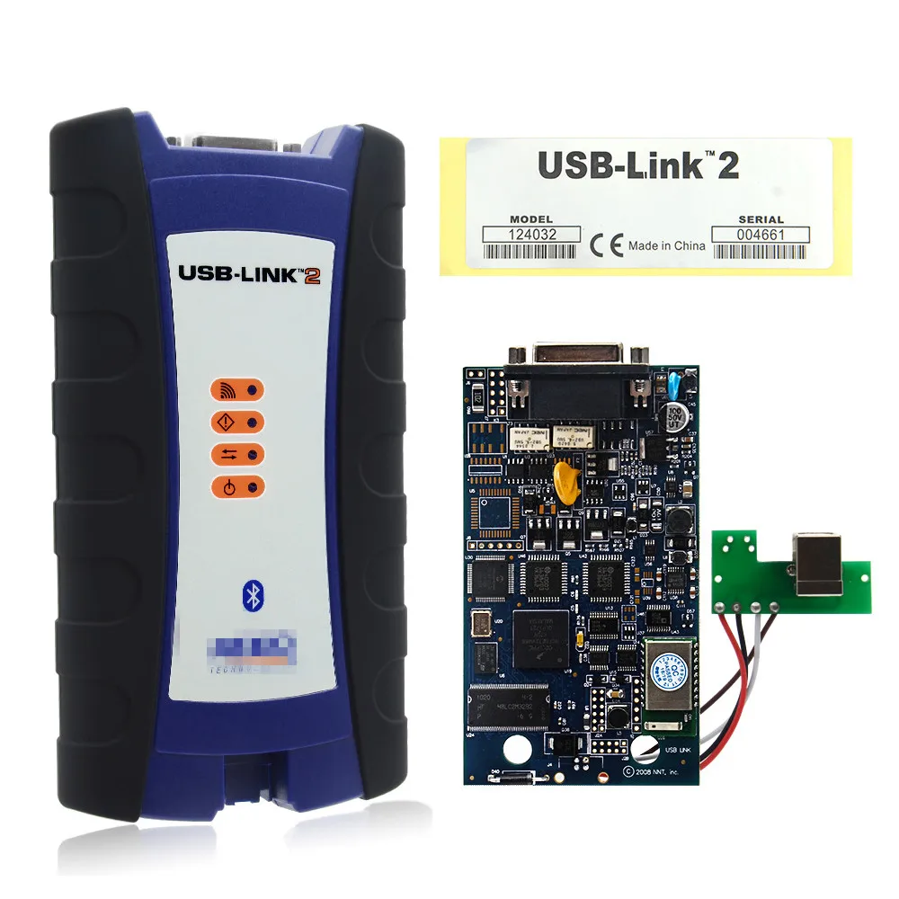 Nexiq-2 USB Link 2 Bluetooth autodiagnostisch hulpmiddel voor Volv-o ISUZ-U NE IQ 2 Heavy Duty 125032   Diese-l Truck ScanTool met software