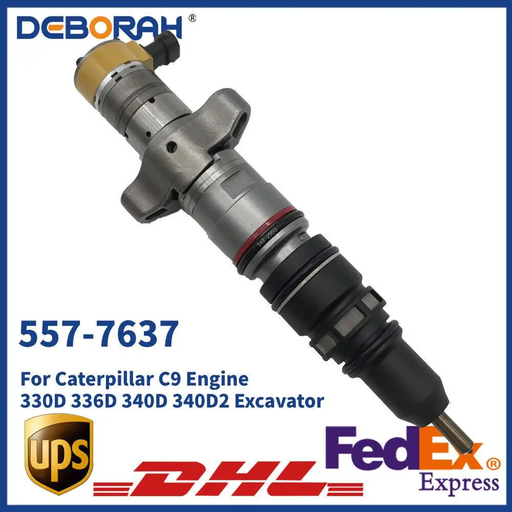 

557-7637 Fuel Injector Assembly For Caterpillar C9 Engine 330D 336D 340D 340D2 Excavator