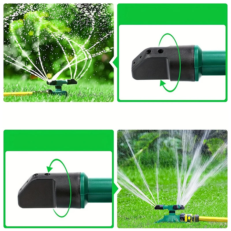1/2 stuks automatische waternevel, 360 graden roterende tuingazonsproeier, irrigatietool