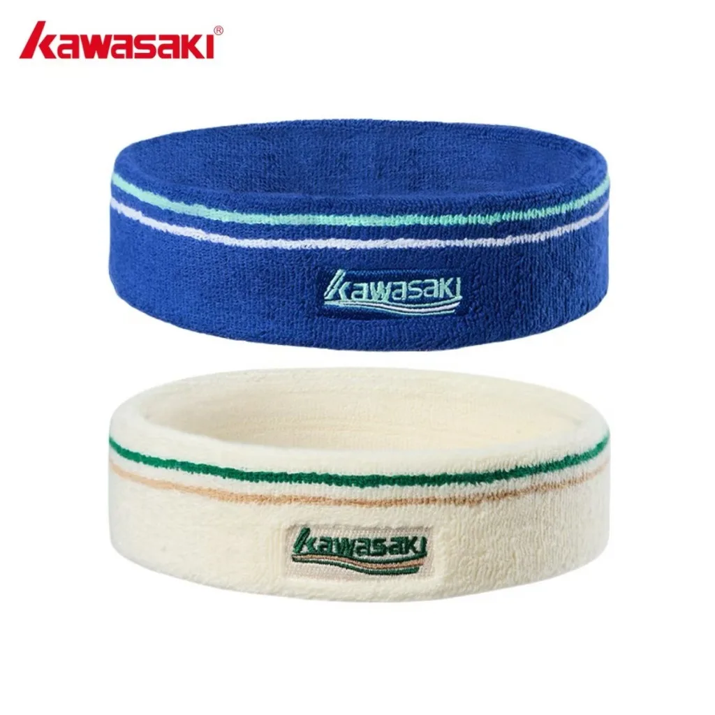 Kawasaki hoofdband heren dames K1E00-C3812 waterdichte zweetabsorber sporthoofdband geschikt voor basketbal en hardlopen