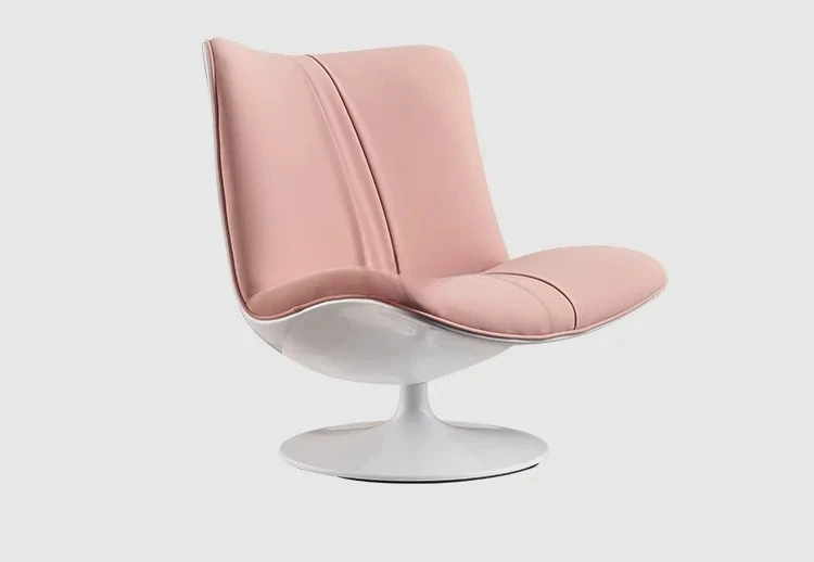 

Nordic modern living room light luxury leisure simple rotating chair backrest single chair