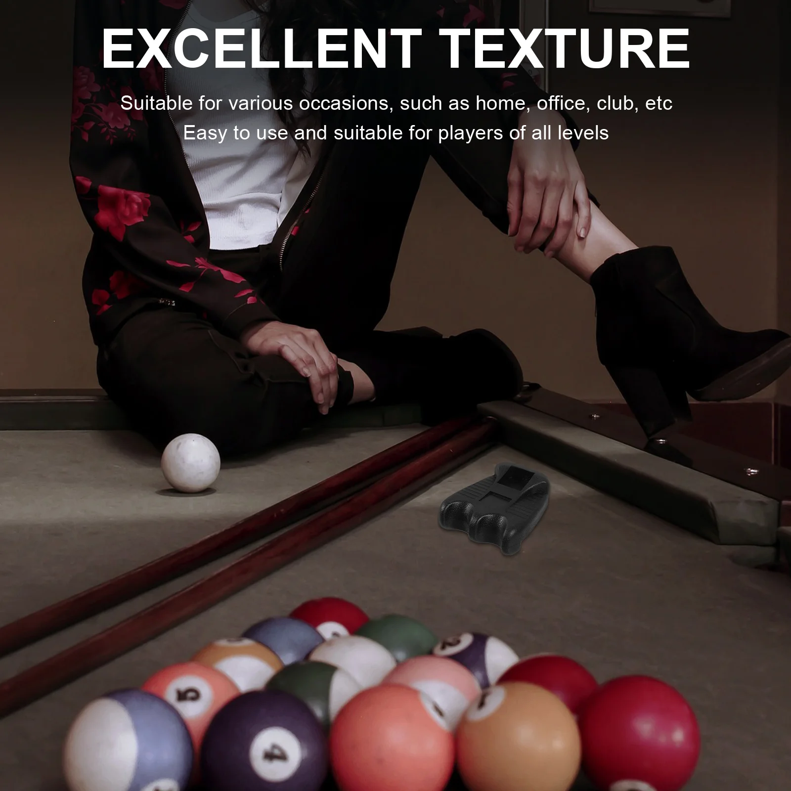 

Billiard Rod Display Stand Plastic Long-Lasting Cue Rack Stable Pool Stick Holder Multi-Hole Cue Rack Pool Stick Holder