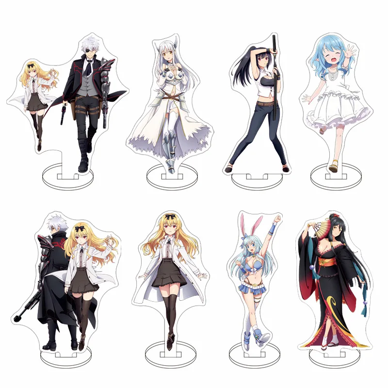 

15cm Anime Ordinary jobs make the world's strongest Figures Nagumo Hajime Shia Haulia Cosplay Acrylic Stand Model Toy Fans Gifts