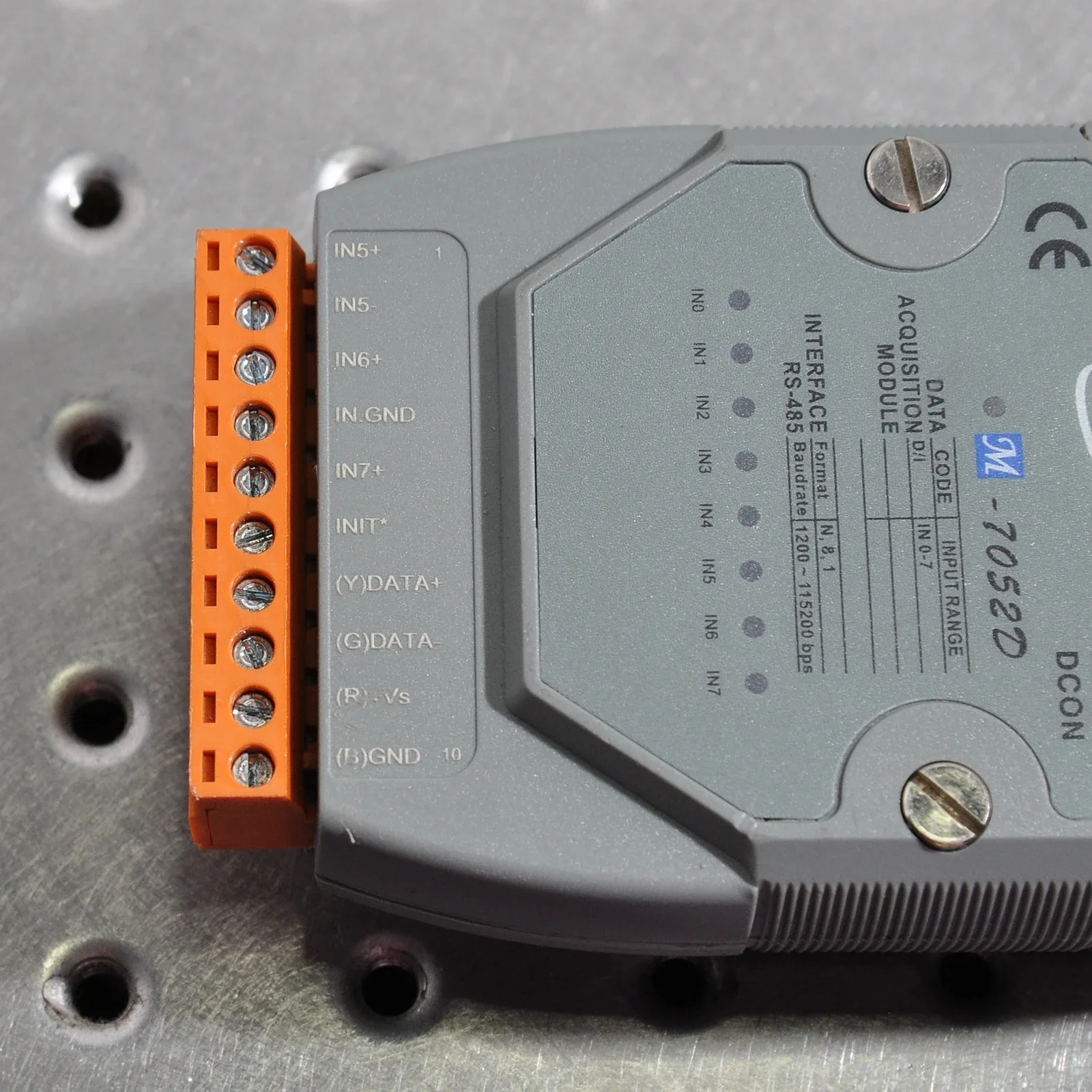 M-7052D 8-ch Geïsoleerde Di (Natte) Module Met Led-Display Gebruikt