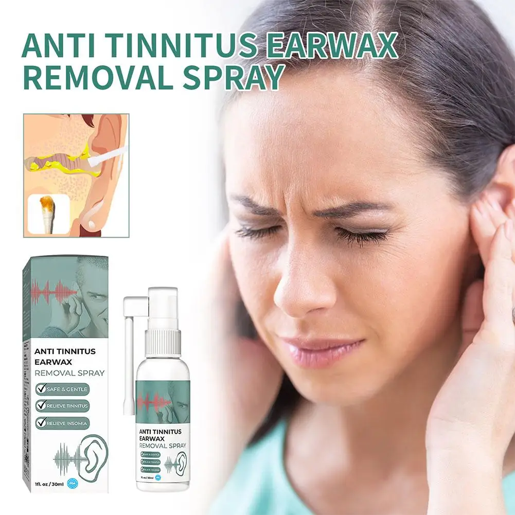 Tinnitus Relief Spray Treatment Deafness Ringing Buzzing Pain Prevent Itching Headache Loss Relieve Health Anti Care Ear He W7D1