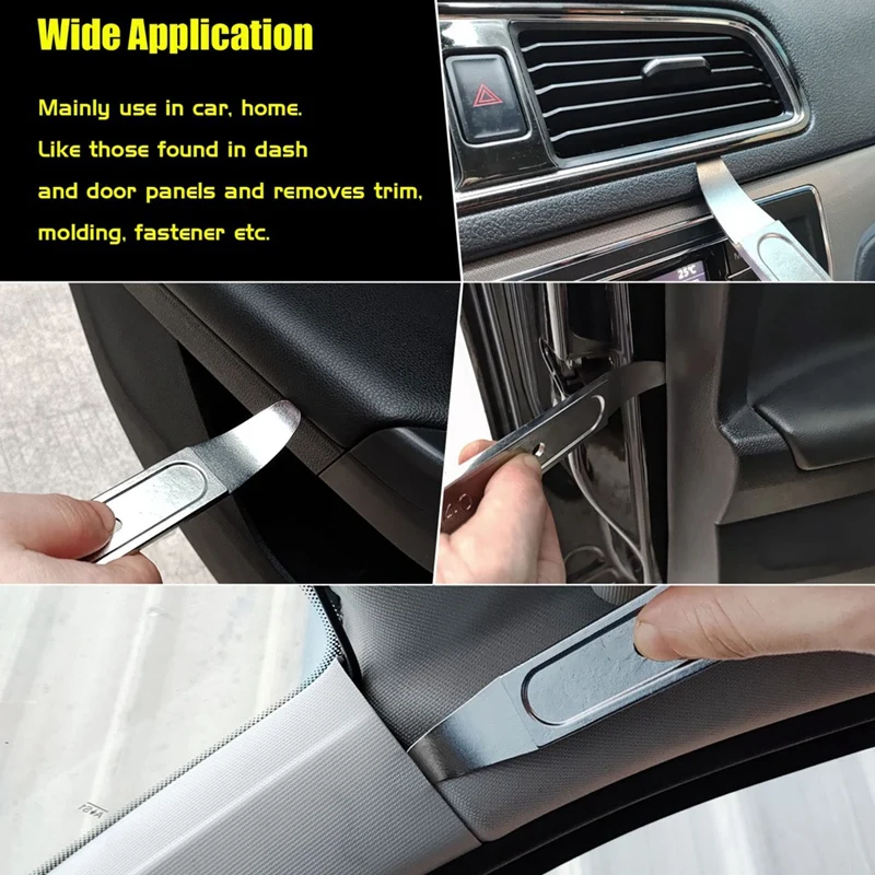 Car Mini Pocket Prybar Tools Fit For Auto Interior Trim Panel Popper, Automotive Skin Wedge Tool