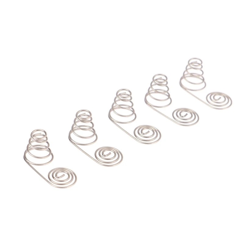  High Strength Metal Battery Spring Connection Plate Coil Springs For 2A Battery Stable Power Supply In Electronics