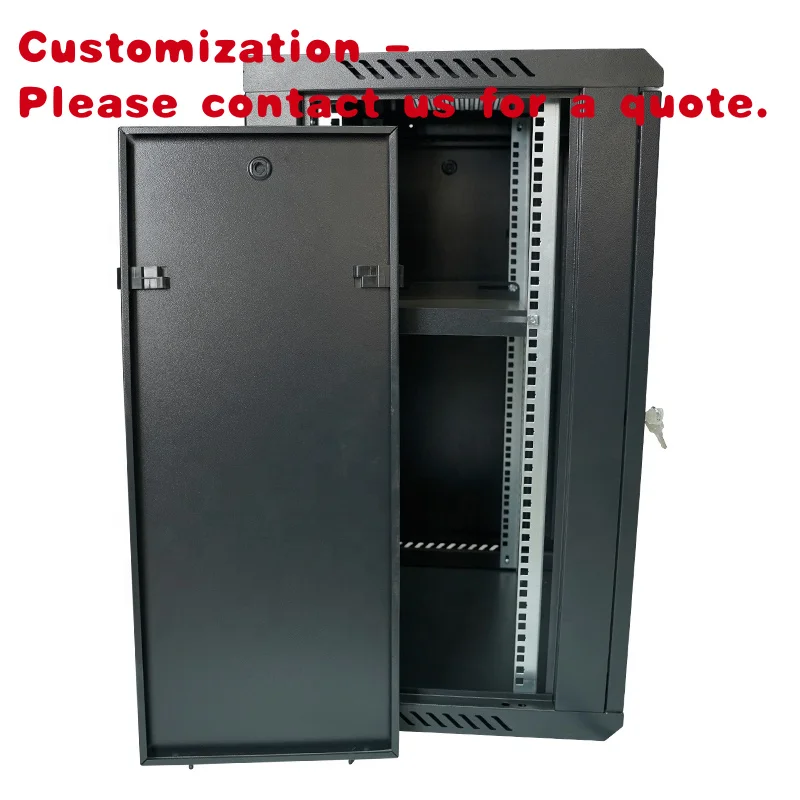 custom.Customization Glass Door 18u Internet Metal Server Rack Box Internet Cabinet
