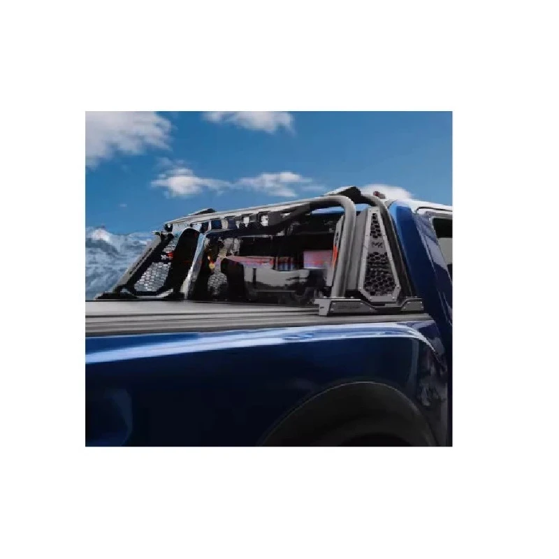 Heavy Duty Roll Cage 4x4 Pickup Truck with Light Anti-Roll Steel Frame Easy Installation Off-Road Accessories