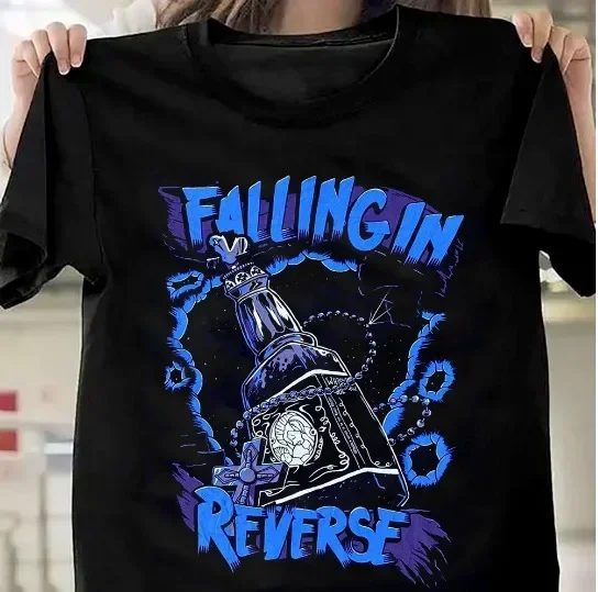 

Rare Falling in Reverse Band Short Sleeve Black All Size Shirt