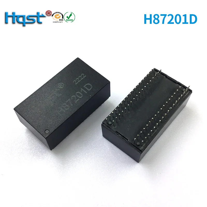 H87201D SOP72PIN Direct Plug DIP Gigabit 4-Port with Capacitor Resistor LG72503DK-F Ethernet Isolation Filter Transformer Module