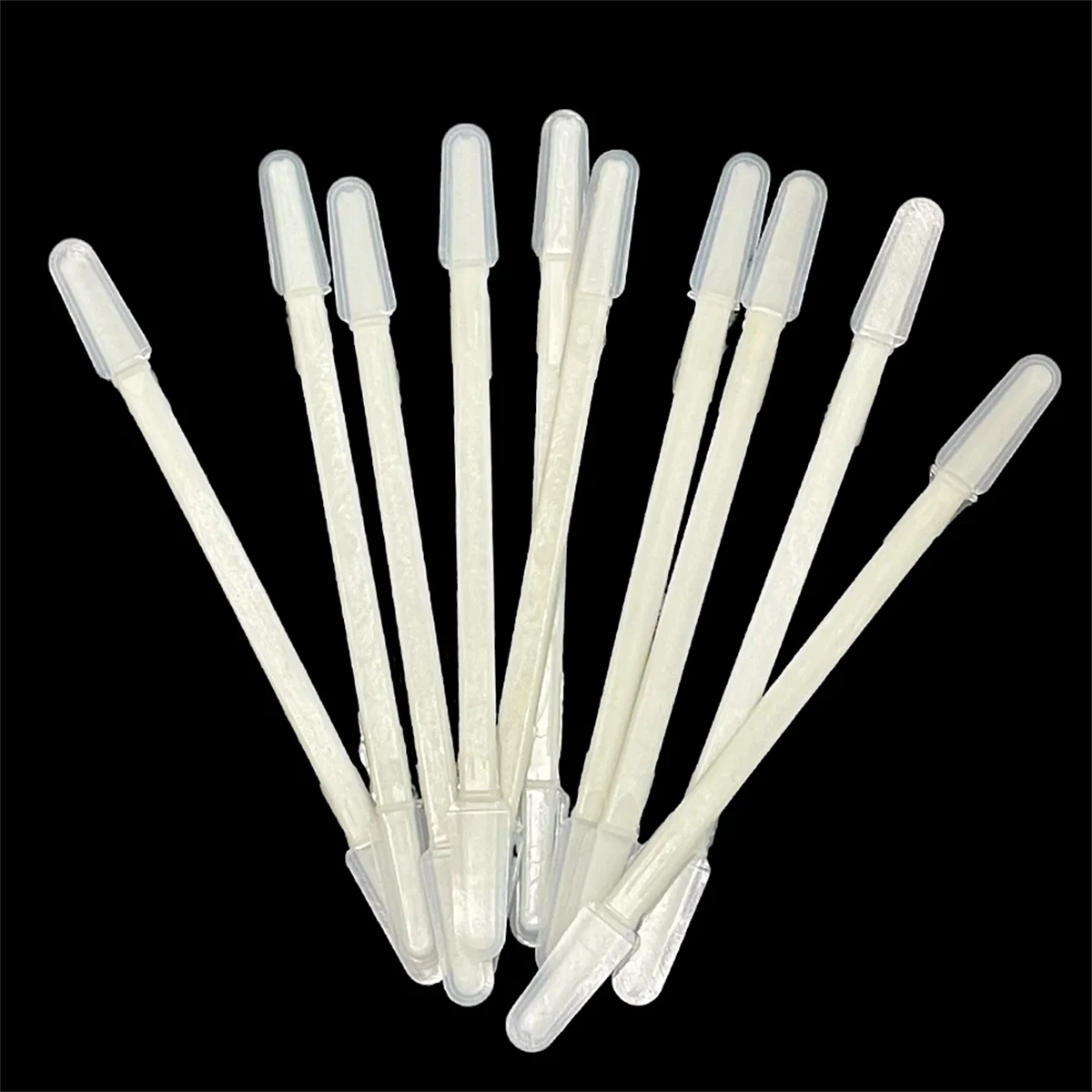 

30/50/100Pcs Royal Jelly Honey Scraper Collect Device Pen Apiculture Equipment Bee Tools Double Headed Plastic Scraper Pen White