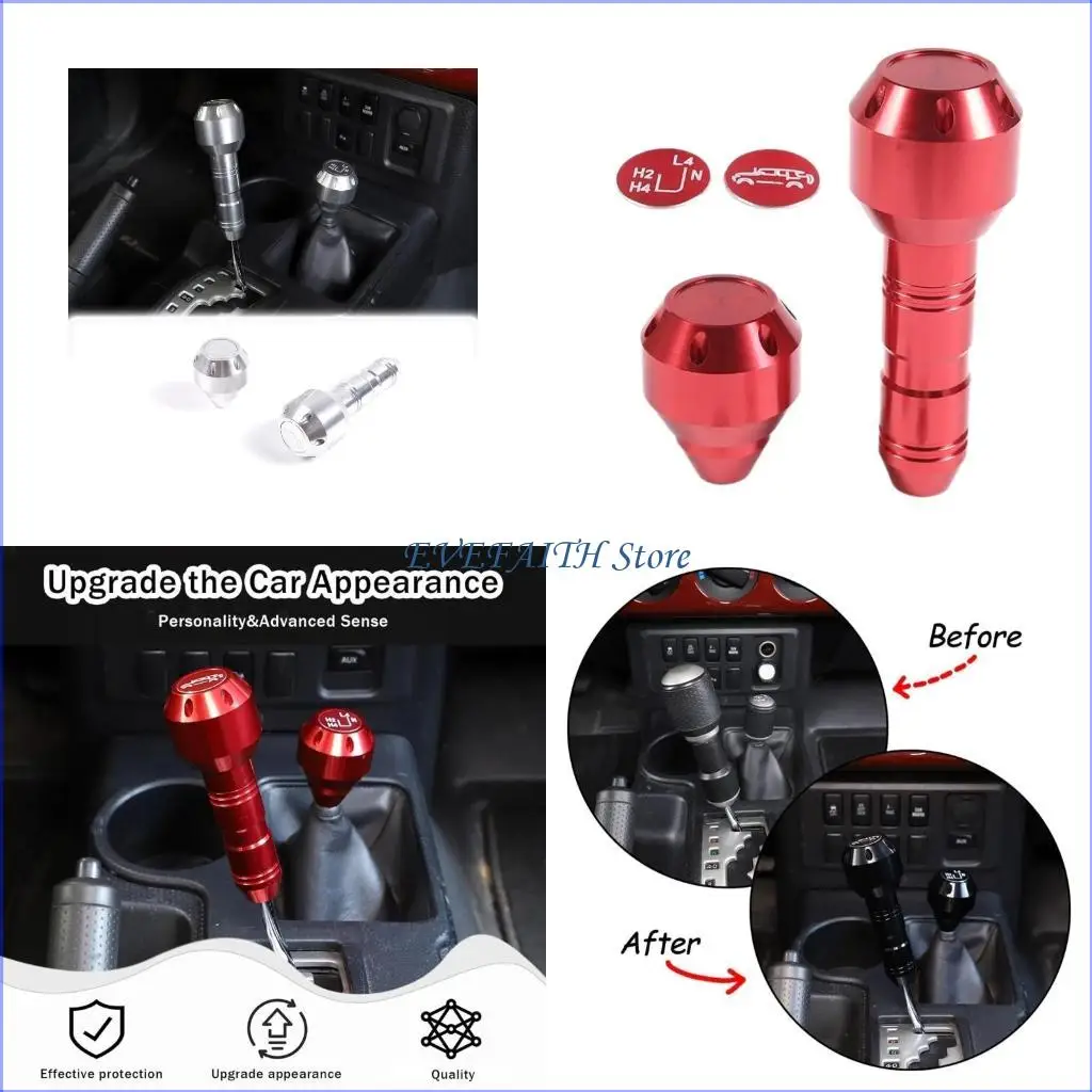 

124B Car Gear Shifts Knob Replacement Auto Shifts Handle Lever Head Replacement Interior Decorations Car Spare for Car 07-21