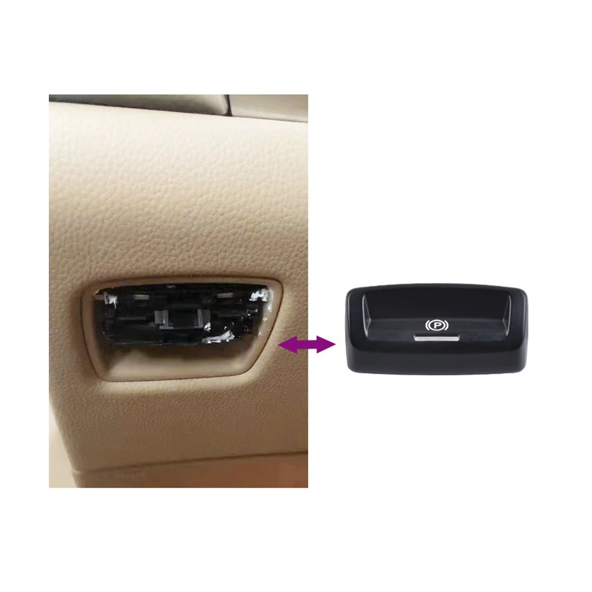 Bouton de déverrouillage électronique du frein de stationnement de voiture, Porsche Panamera 970 2010 2011 2012 2013-2016 970613251