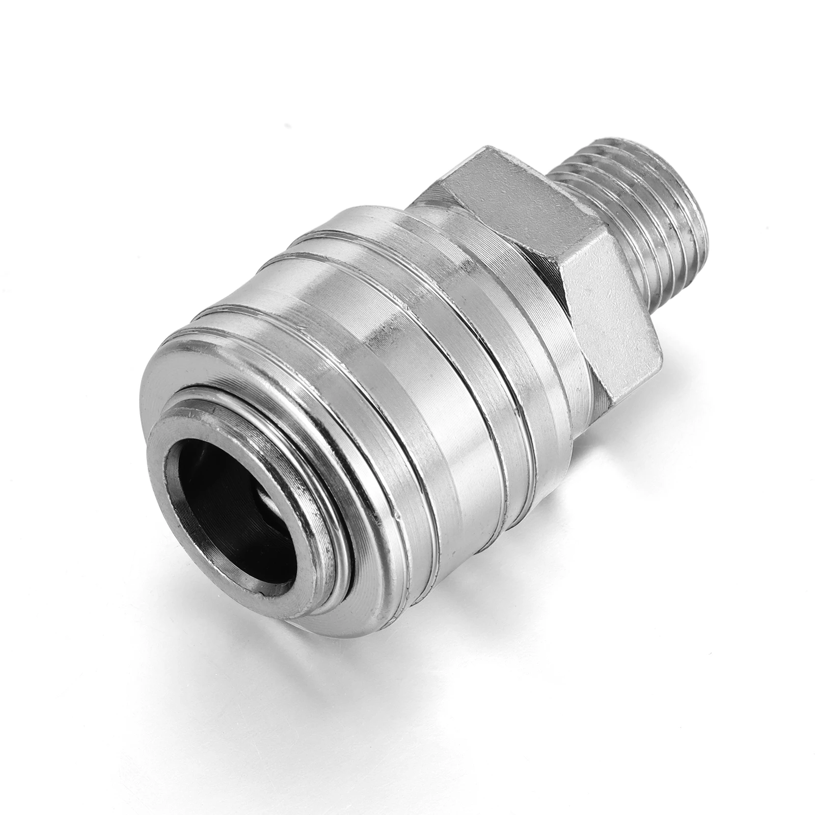 Acoplamientos rápidos BSP, accesorio de línea de aire Euro 1/4 ", Conector de conexión de compresor de manguera para herramientas neumáticas, 20 unids/set