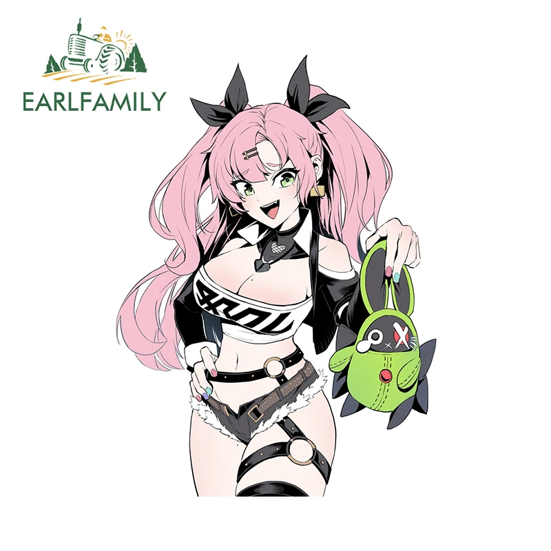 EARLFAMILY 13cm X 9.2cm untuk Zenless Zone Zero Nicole Demara seksi tempel stiker mobil kepribadian stiker sederhana Styling mobil