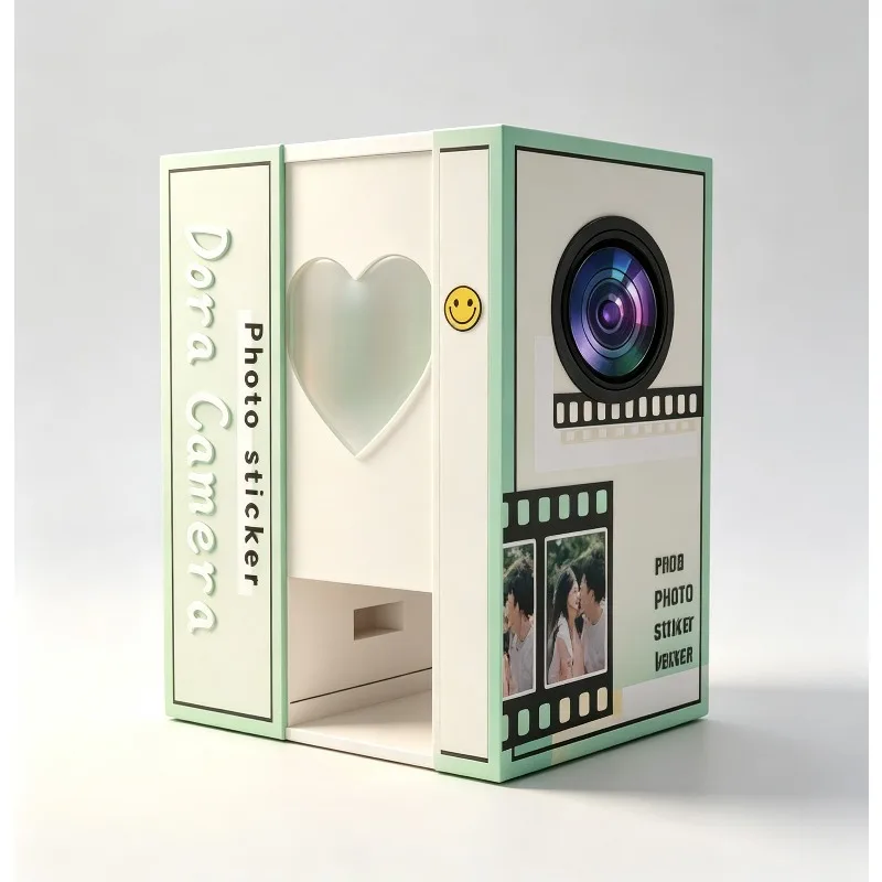 Self-service Photo Booth Vending Machine Multifunction Passport Photo Booth Kiosk Self Service ID Photo Booth Machine