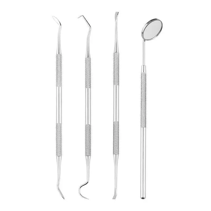 1/3/4/5Pcs Professional Dental Cleaning Kit Stainless Steel Oral Hygiene Tools, Interdental Cleaners For Thorough Teeth Cleaning