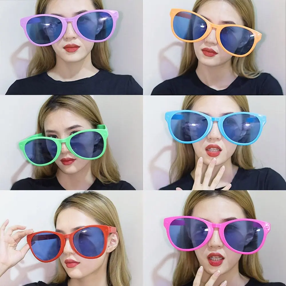 Fashion Large Frame Party Props Party Decoration Supplies Glow Glasses Shades Square Glasses Big Glasses