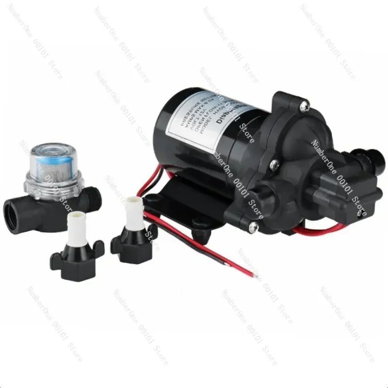 Mini Automatic Diaphragm Water Pump 110V 220V AC DC High Pressure for RV Camper