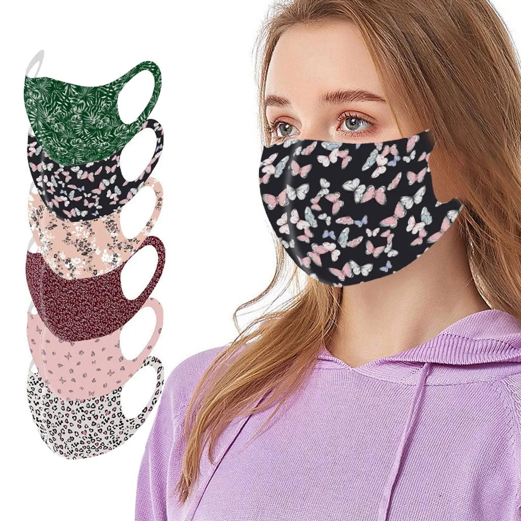 Breathable And Reusable Mask For Neutral Couples Fashionable Colorful Washable Non-Woven Fabric Face Mask Isolation Facepiece