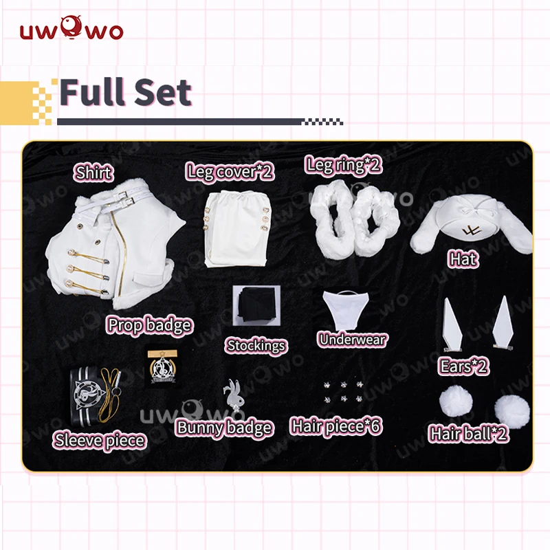 VOORVERKOOP UWOWO Game Blanc Fortune Express Boudoir Cosplay-kostuum S-3XL Halloween-kostuum