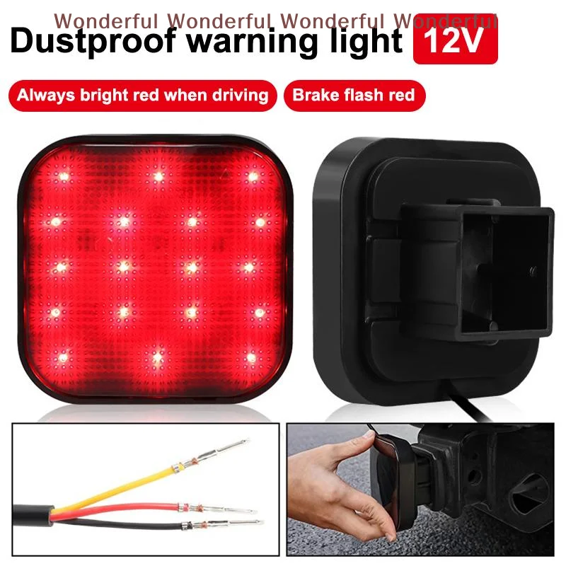 

Car Truck LED Rear Tail Light 12V Waterproof Warning Lamp Durable Brake Indicator for Trailer SUV Boat