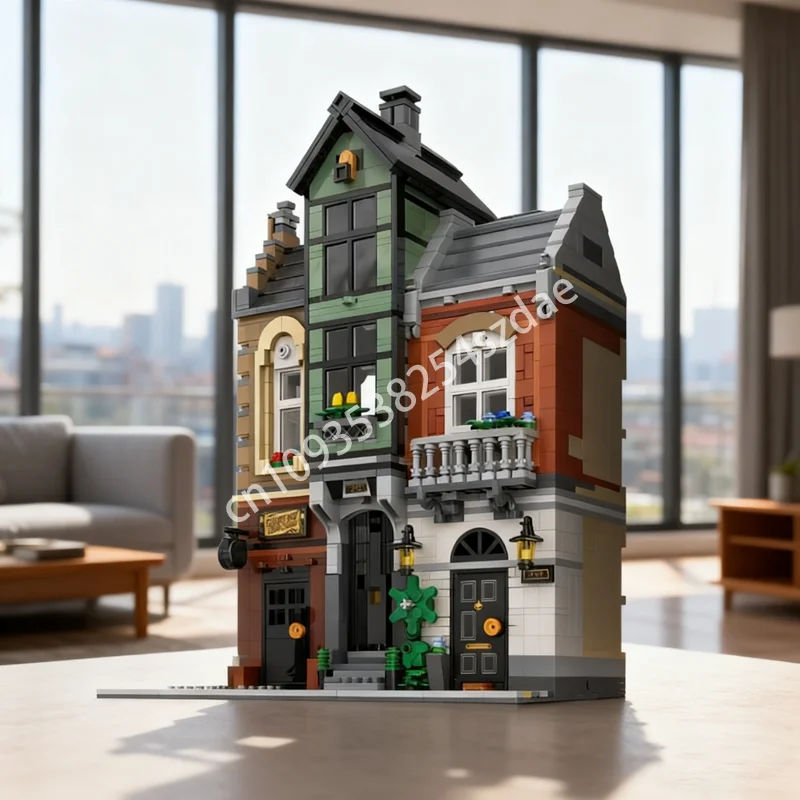 

1781 шт. MOC Baker Street модульная модель строительные блоки рождественские подарки строительные игрушки сборка идея образование день рождения