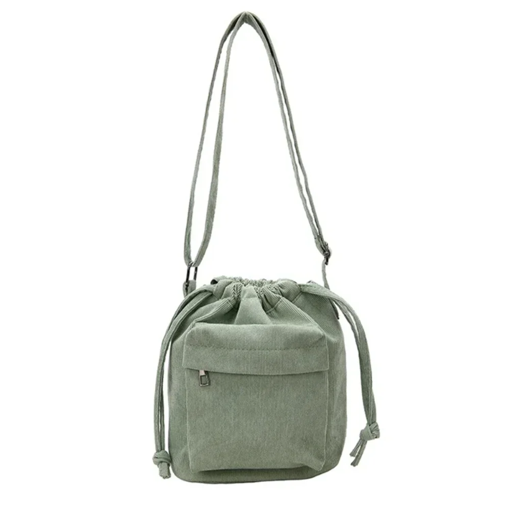 Koreanische Schultertasche mit Kordelzug, Reisetasche, lässige, leichte Jugend-Umhängetasche, neue Messenger-Tasche, weiche, lässige Geldbörse – Detail 8