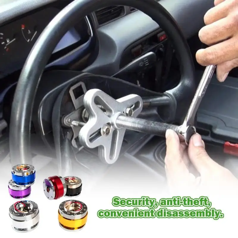 60mm Metal Adapter Heightened Base Car Steering Wheel Quick Release Removal Tool Car Modification Part Mechanical Workshop Tools