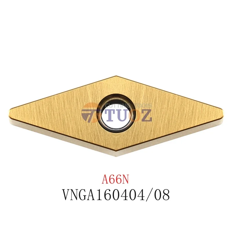 

VNGA160404 A66N 100% Original VNGA160408 High Hardness Ceramic Inserts VNGA 160404 160408 CNC Turning Tools Lathe Cutter